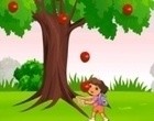 لعبة جمع التفاح من الشجرة